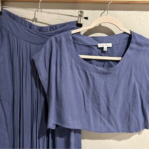 Blue Women's Crop Top